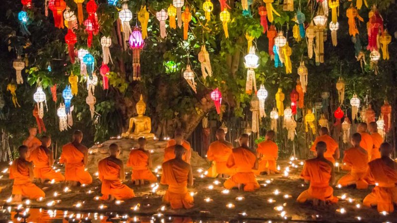 festivals, retraite Thaïlande