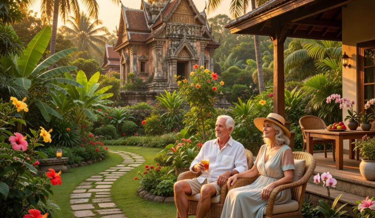 Beautiful tropical retirement lifestyle in Chiang Mai Thailand