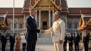 French ambassador diplomatic ceremony Thailand embassy