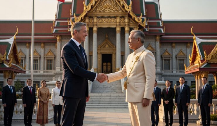 French ambassador diplomatic ceremony Thailand embassy
